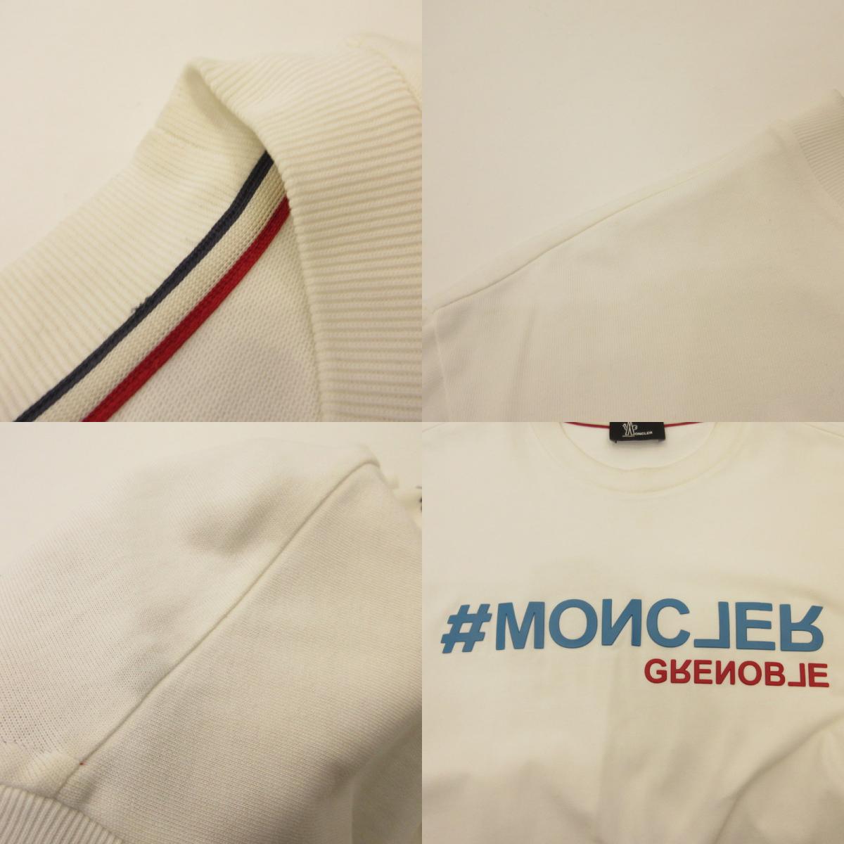 MONCLER | Moncler T-SHIRT MANICA CORTA Short Sleeve T-Shirt J10978C00003 Genuine Product White Size: M