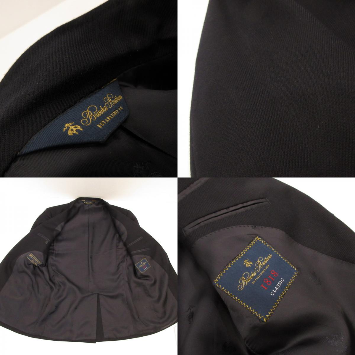 Used] Brooks Brothers | Brooks Brothers MIRACLE CRIMP WOOL Tailored Jacket Size: 39SHT Navy