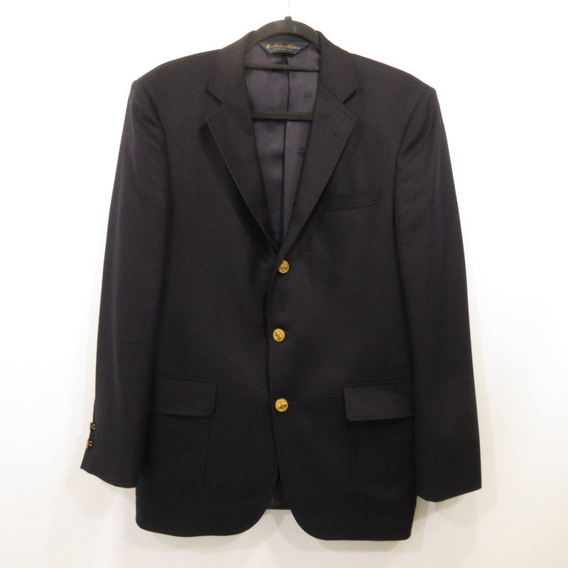Used] Brooks Brothers | Brooks Brothers MIRACLE CRIMP WOOL Tailored Jacket Size: 39SHT Navy