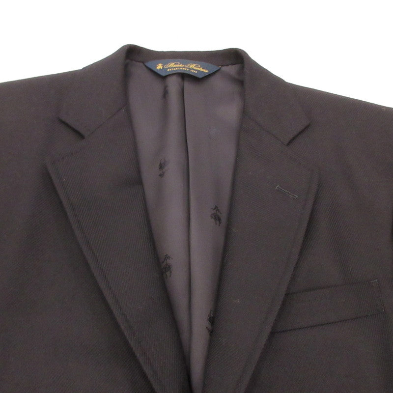 Used] Brooks Brothers | Brooks Brothers MIRACLE CRIMP WOOL Tailored Jacket Size: 39SHT Navy