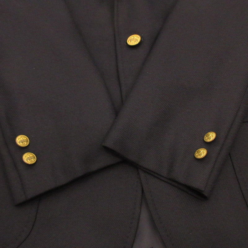 Used] Brooks Brothers | Brooks Brothers MIRACLE CRIMP WOOL Tailored Jacket Size: 39SHT Navy