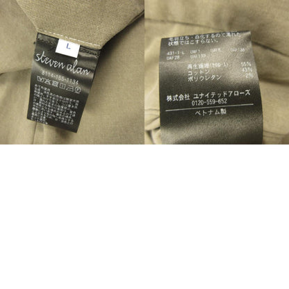Steven Alan | Steven Alan Grace Twill 2-Pleated Dress Trousers Pants 8114-155-1134 Gray Size: L