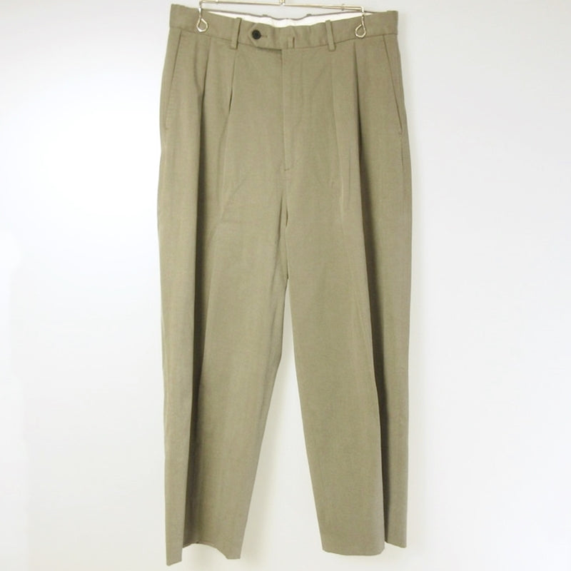 Steven Alan | Steven Alan Grace Twill 2-Pleated Dress Trousers Pants 8114-155-1134 Gray Size: L