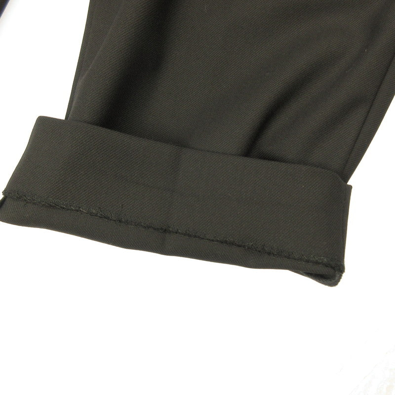 Steven Alan | Steven Alan Vintage Twill Two-Pleat Dress Trousers Pants 8114-1-000004 Black Size: L