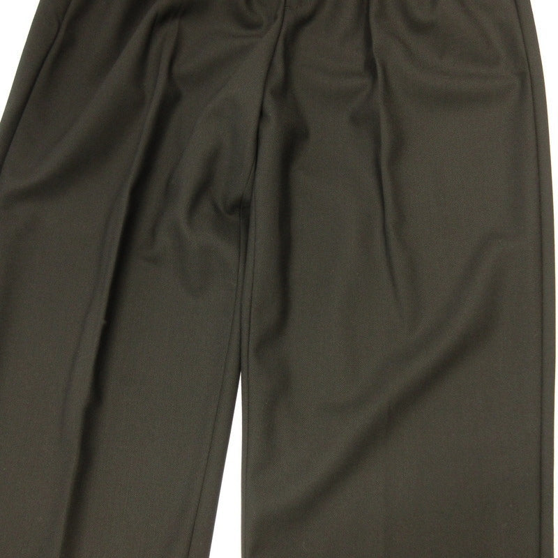 Steven Alan | Steven Alan Vintage Twill Two-Pleat Dress Trousers Pants 8114-1-000004 Black Size: L
