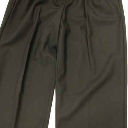 Steven Alan | Steven Alan Vintage Twill Two-Pleat Dress Trousers Pants 8114-1-000004 Black Size: L