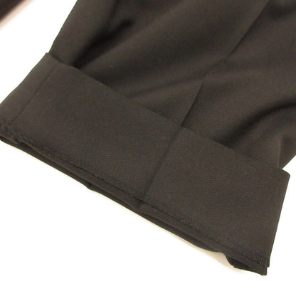 Steven Alan | Steven Alan Cross Twill In Two Pleated Dress Trousers Pants 8114-155-1082 Black Size: L