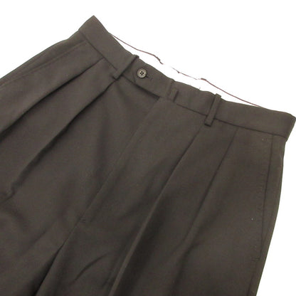 Steven Alan | Steven Alan Cross Twill In Two Pleated Dress Trousers Pants 8114-155-1082 Black Size: L