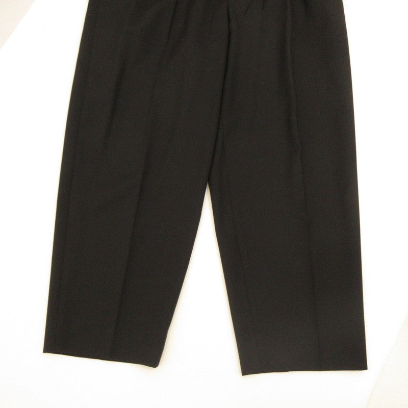 Steven Alan | Steven Alan Cross Twill In Two Pleated Dress Trousers Pants 8114-155-1082 Black Size: L