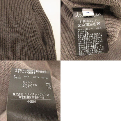 Steven Alan | Cotton/Cashmere Polo Collar Cardigan 8128-136-0113 Grey Size: M