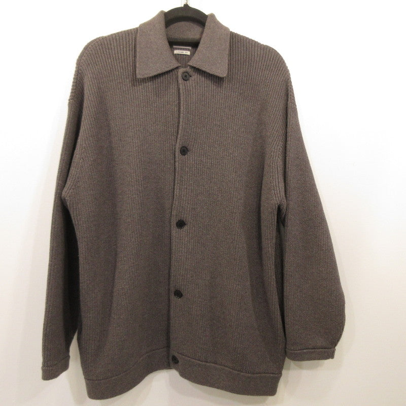 Steven Alan | Cotton/Cashmere Polo Collar Cardigan 8128-136-0113 Grey Size: M
