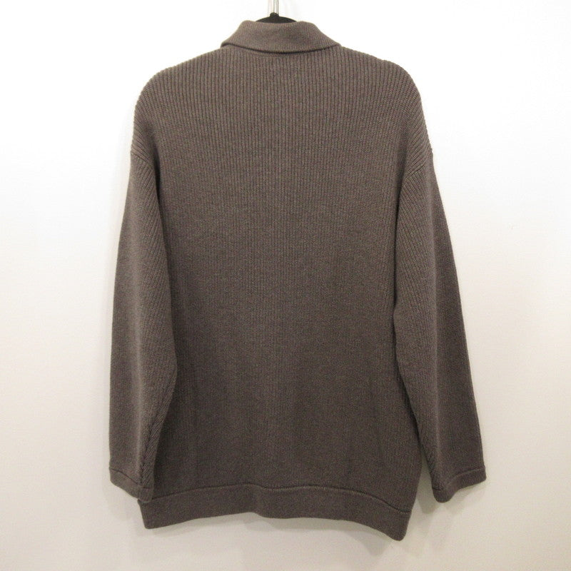 Steven Alan | Cotton/Cashmere Polo Collar Cardigan 8128-136-0113 Grey Size: M