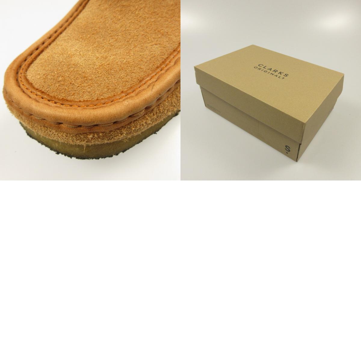 Clarks | Clarks WALLABEE BOOT TAN HAIRY SUEDE Boots 26154818 Orange