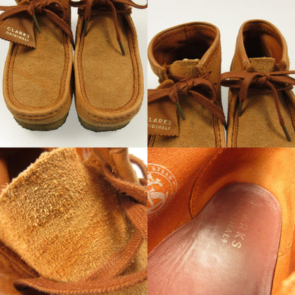 Clarks | Clarks WALLABEE BOOT TAN HAIRY SUEDE Boots 26154818 Orange