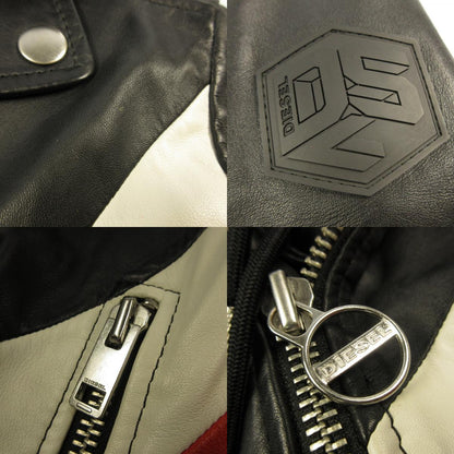DIESEL | DIESEL L-SOLOVE Leather 00SUDC0JAUW Black Size: S