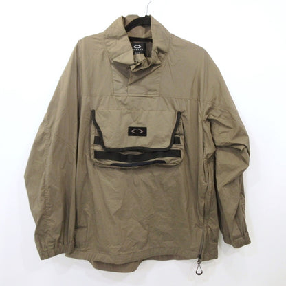 OAKLEY | Oakley FGL STROKE ANORAK 4.0 Stroke Anorak Nylon Jacket FOA406359 Khaki Size: L