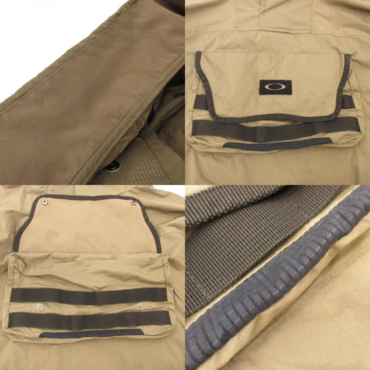 OAKLEY | Oakley FGL STROKE ANORAK 4.0 Stroke Anorak Nylon Jacket FOA406359 Khaki Size: L
