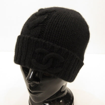 CHANEL | Chanel Knit Cap AAB424 Authentic Domestic Product Black
