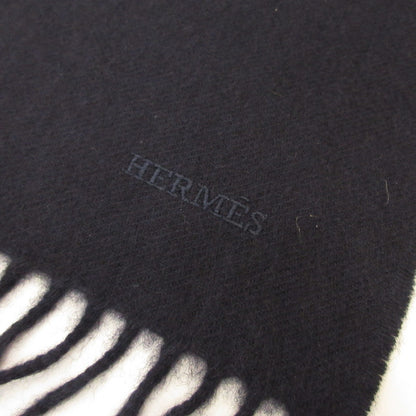 HERMES | Hermes Uni Brode GM Scarf MADE IN GREAT BRITAIN Navy