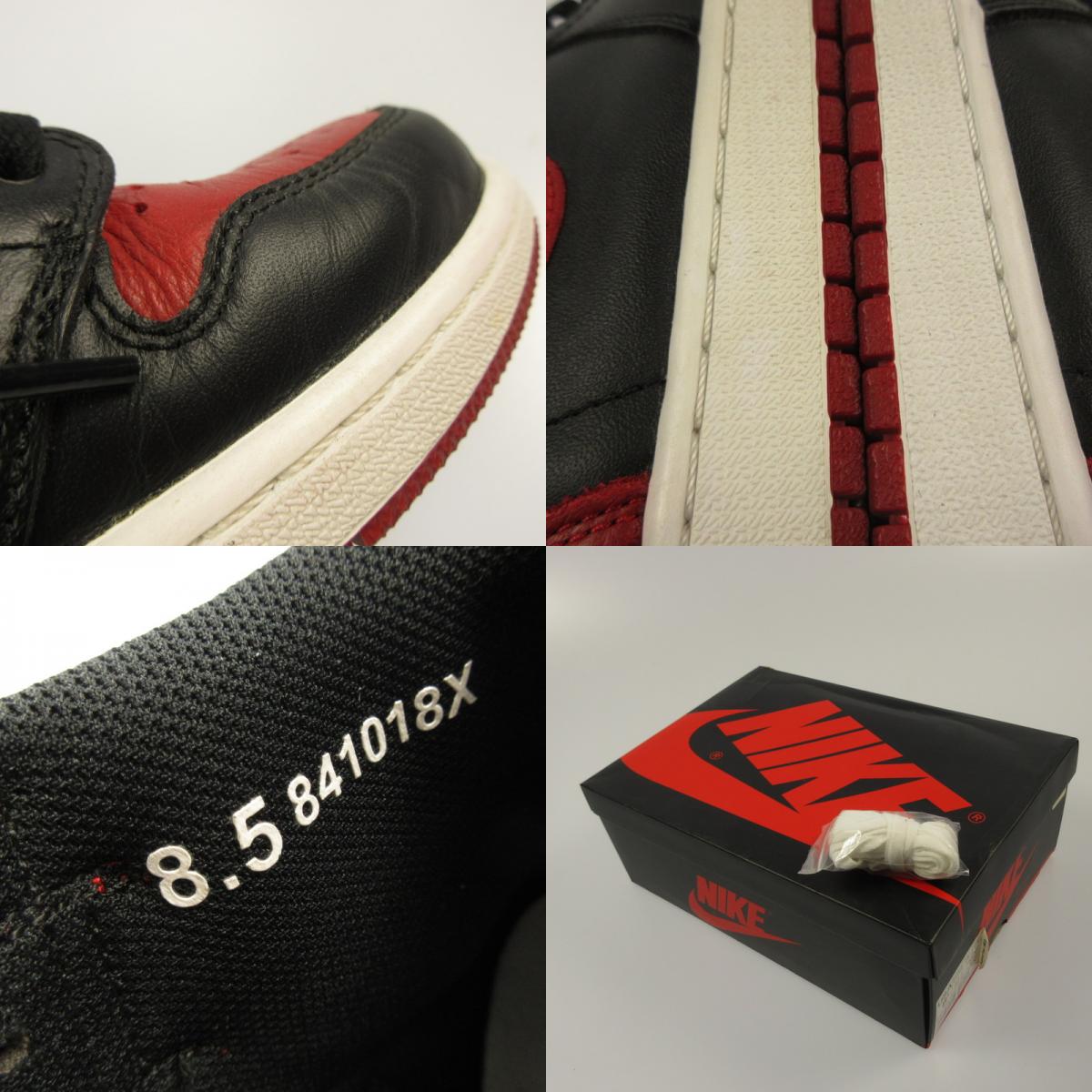 NIKE | Nike AIR JORDAN 1 RETRO HIGH OG Sneakers 555088-001 Red 26.5cm