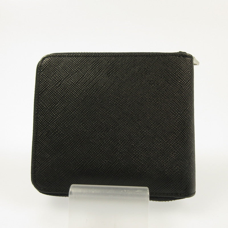 ARMANI EXCHANGE | Armani Exchange AX Logo Zip-Around Mini Wallet Long Wallet XM000927 Black