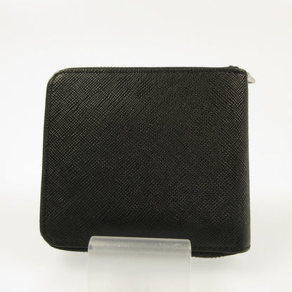 ARMANI EXCHANGE | Armani Exchange AX Logo Zip-Around Mini Wallet Long Wallet XM000927 Black