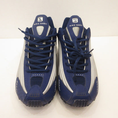 NIKE | ナイキ WMNS SHOX R4 BLUE VOID スニーカー AR3565-400 シルバー 28.5cm