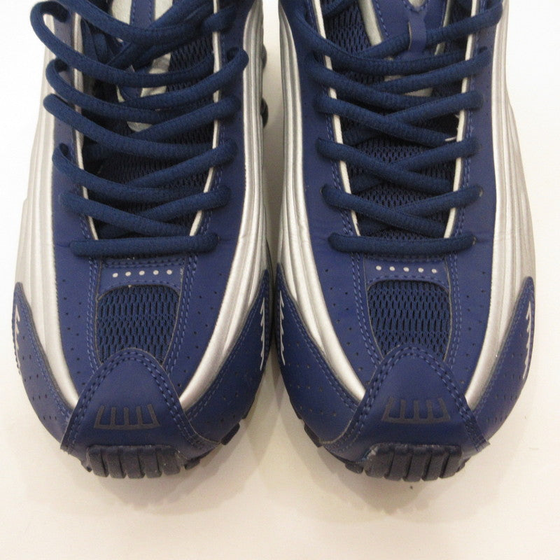 NIKE | ナイキ WMNS SHOX R4 BLUE VOID スニーカー AR3565-400 シルバー 28.5cm