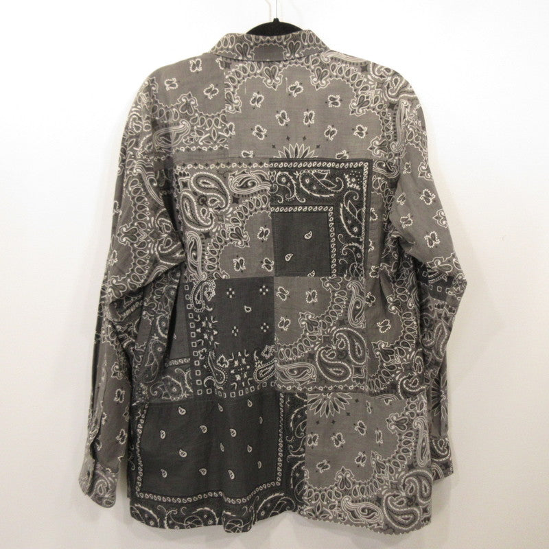 MIYAGIHIDETAKA | MIYAGIHIDETAKA Bandana Shirt Long Sleeve Shirt Size: 2