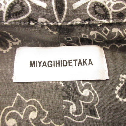 MIYAGIHIDETAKA | MIYAGIHIDETAKA Bandana Shirt Long Sleeve Shirt Size: 2
