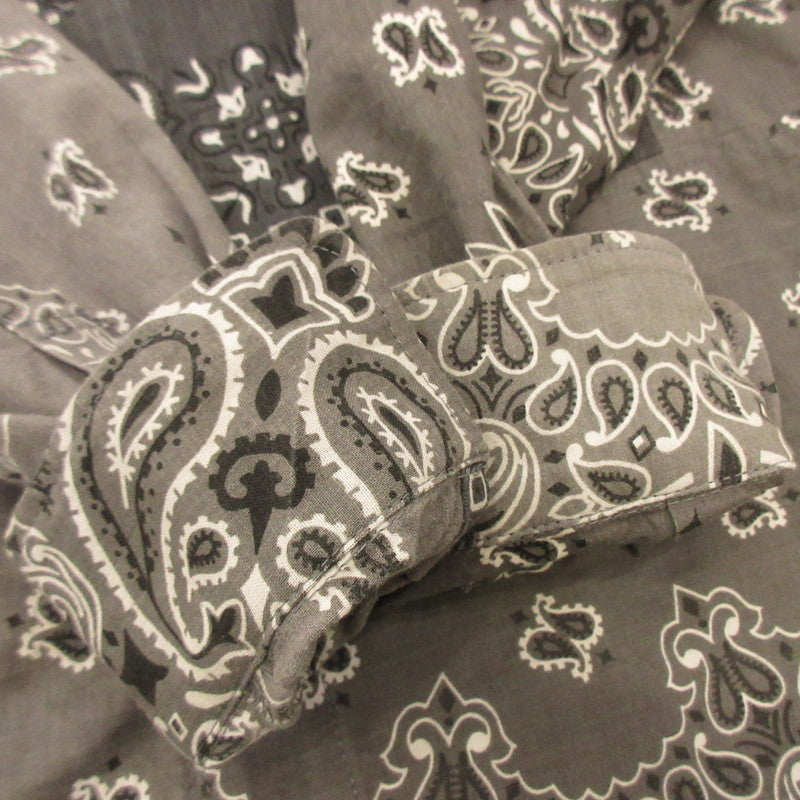 MIYAGIHIDETAKA | MIYAGIHIDETAKA Bandana Shirt Long Sleeve Shirt Size: 2