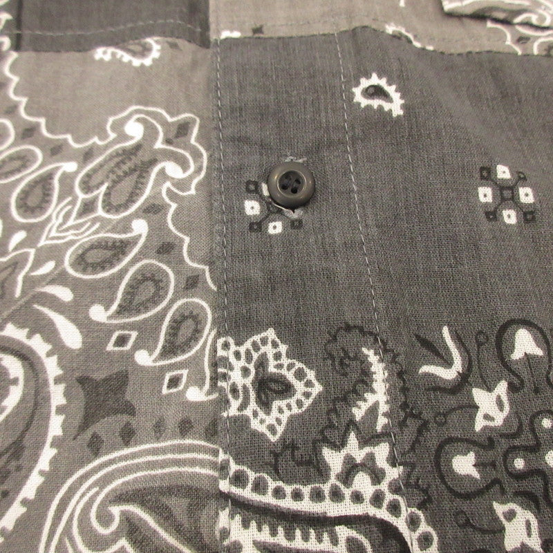 MIYAGIHIDETAKA | MIYAGIHIDETAKA Bandana Shirt Long Sleeve Shirt Size: 2