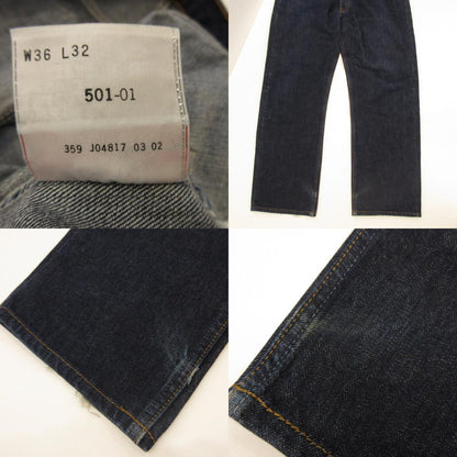 Levi's | Levi's 501 Denim Pants 501-01 Made in Philippines / Button Back 359 Era: 00s Navy