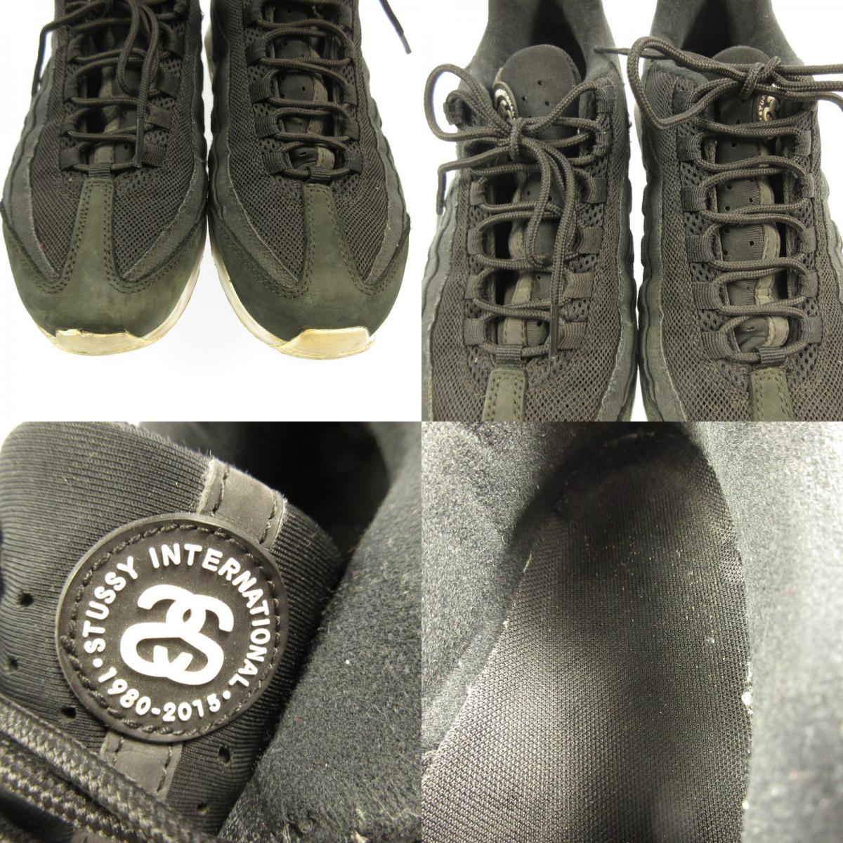 NIKE | Nike AIR MAX 95 Sneakers 834668-001 ×STUSSY Black 27cm