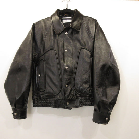 SUGARHILL | シュガーヒル SHRINK BOMBER JACKET レザー 26440701 ブラック サイズ：1