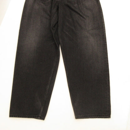 Graphpaper | Graphpaper Selvage Denim Two Tuck Tapered Pants GU251-40187DB Black Size: 1