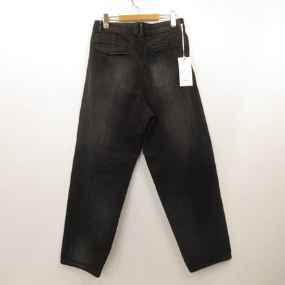 Graphpaper | Graphpaper Selvage Denim Two Tuck Tapered Pants GU251-40187DB Black Size: 1