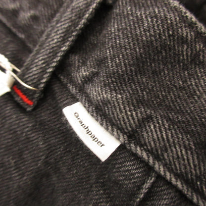 Graphpaper | Graphpaper Selvage Denim Two Tuck Tapered Pants GU251-40187DB Black Size: 1