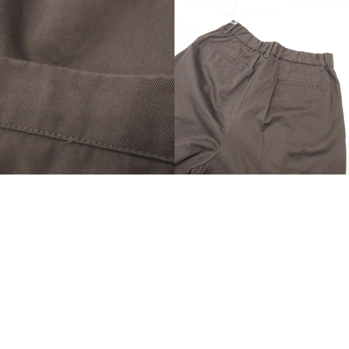 Graphpaper | Graphpaper Westpoint Chino Wide Straight Trousers Chino Pants GM251-40069B Gray Size: 1