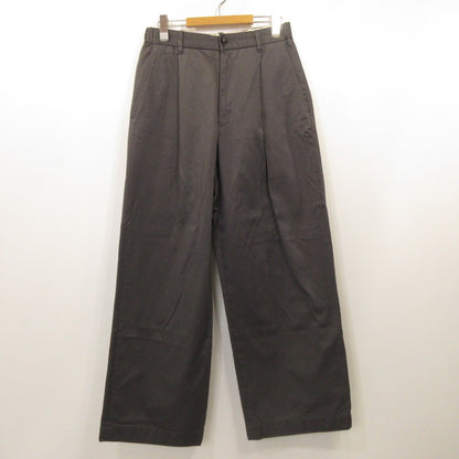 Graphpaper | Graphpaper Westpoint Chino Wide Straight Trousers Chino Pants GM251-40069B Gray Size: 1