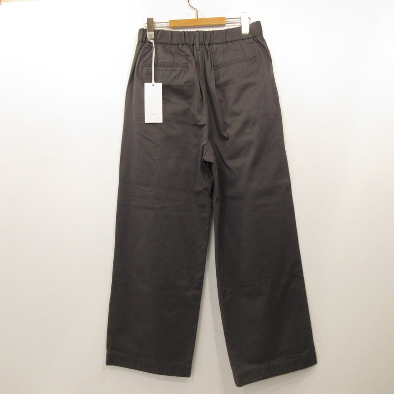 Graphpaper | Graphpaper Westpoint Chino Wide Straight Trousers Chino Pants GM251-40069B Gray Size: 1