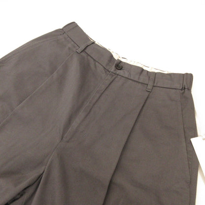 Graphpaper | Graphpaper Westpoint Chino Wide Straight Trousers Chino Pants GM251-40069B Gray Size: 1