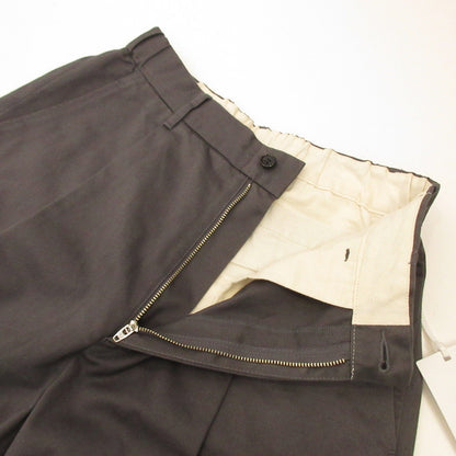 Graphpaper | Graphpaper Westpoint Chino Wide Straight Trousers Chino Pants GM251-40069B Gray Size: 1