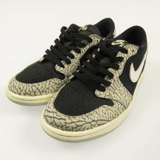 NIKE | ナイキ AIR JORDAN 1 RETRO LOW OG BLACK ELEPHANT スニーカー CZ0790-001 グレー 26.5cm