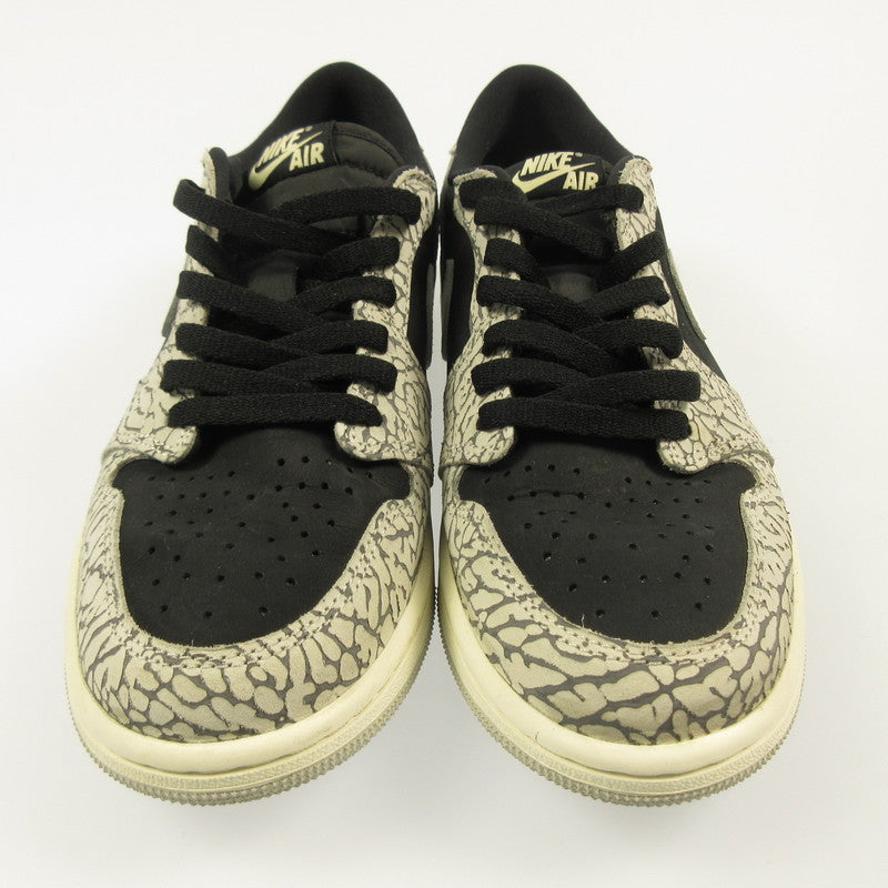 NIKE | ナイキ AIR JORDAN 1 RETRO LOW OG BLACK ELEPHANT スニーカー CZ0790-001 グレー 26.5cm