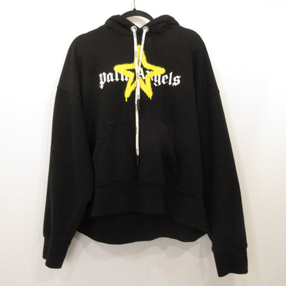 Palm Angels | パームエンジェルス STAR SPRAYED HOODIE パーカー PMBB058C99FLE007 国内正規品 ブラック サイズ：S
