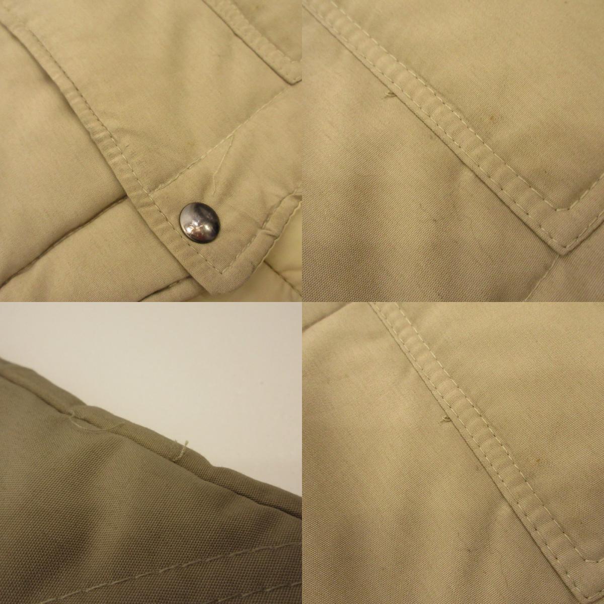 sears | Sears Padded Vest 51611 DEPT 651 Beige Size: XL