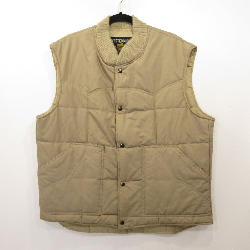 sears | Sears Padded Vest 51611 DEPT 651 Beige Size: XL