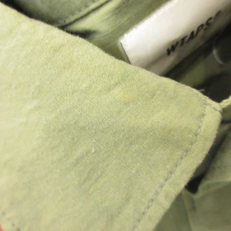 W)TAPS | Double Taps NYCO.RIPSTOP Military Jacket WVDT-SHM01 Khaki Size: 3