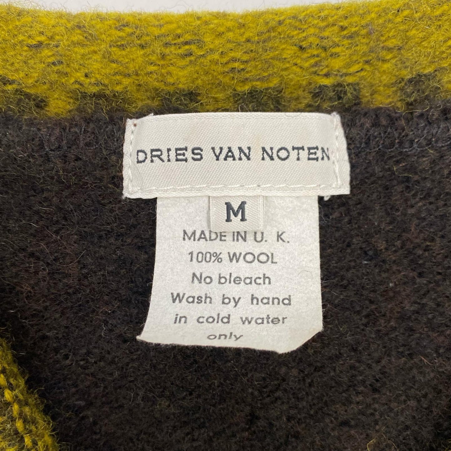 DRIES VAN NOTEN | ドリスヴァンノッテン セーター 3951-6042 ブラウン サイズ：M【姫路東店】